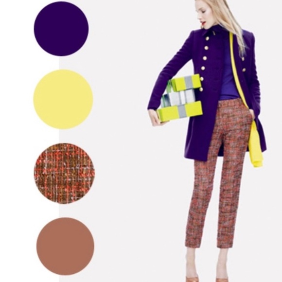 J. Crew Harvest Tweed Cafe Capri Pants - Picture 1 of 8
